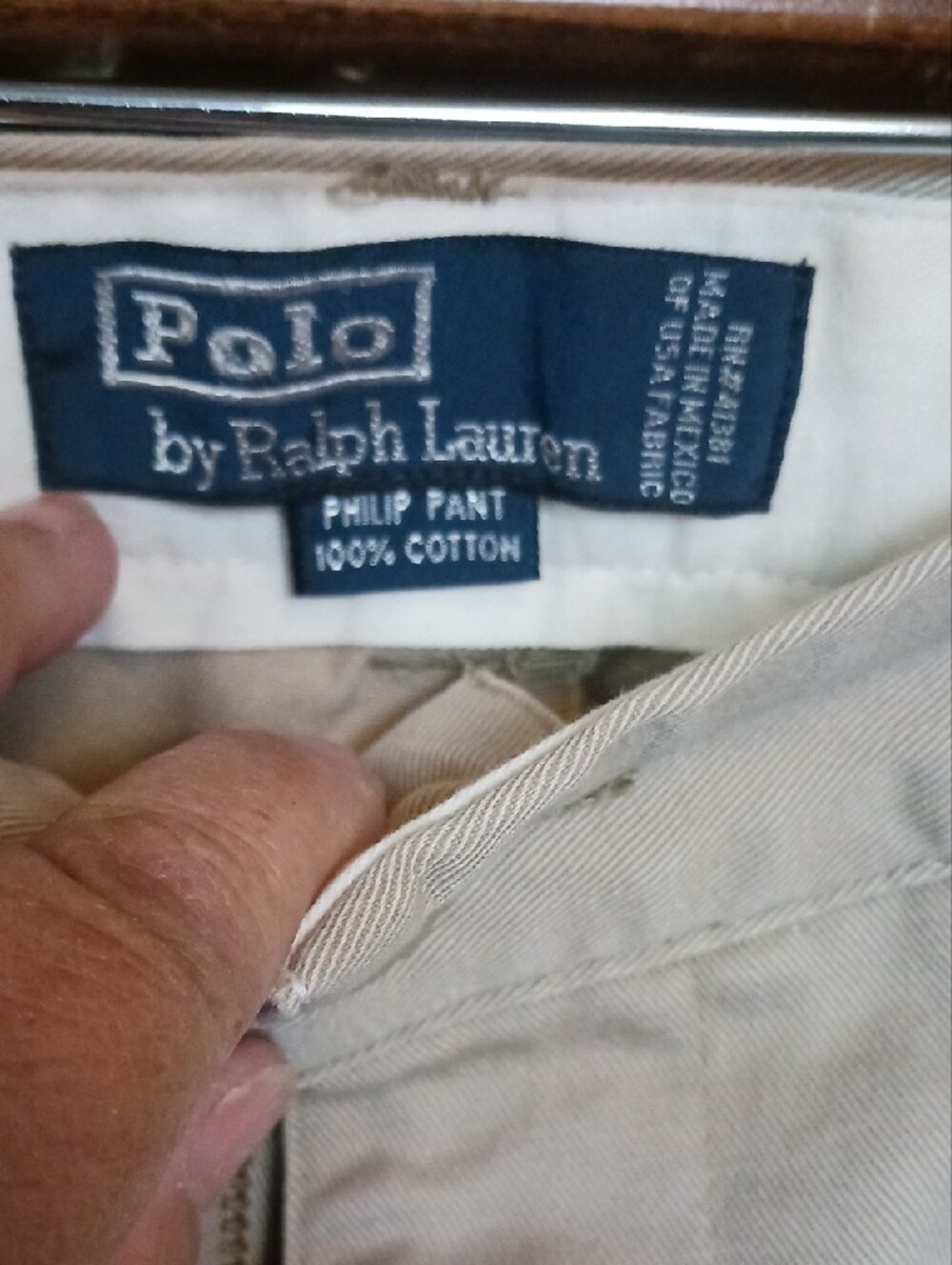 Polo by Ralph Lauren Men’s Tan Chino Pants - Picture 4 of 7